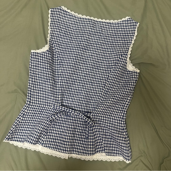 Amela gingham top - Picture 4 of 5